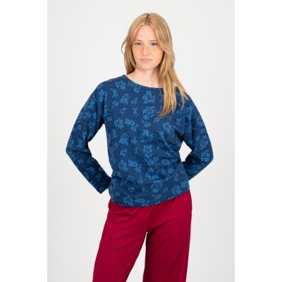 saphire blue floral