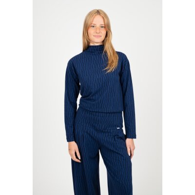 denim blue motion stripes